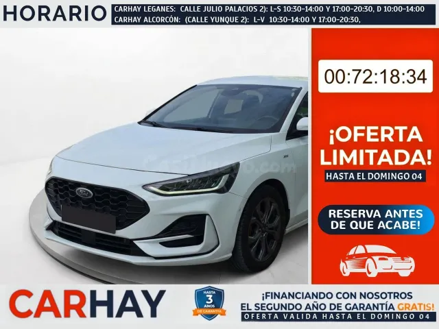 FORD FOCUS 1.0 Ecoboost MHEV 92kW ST-Line