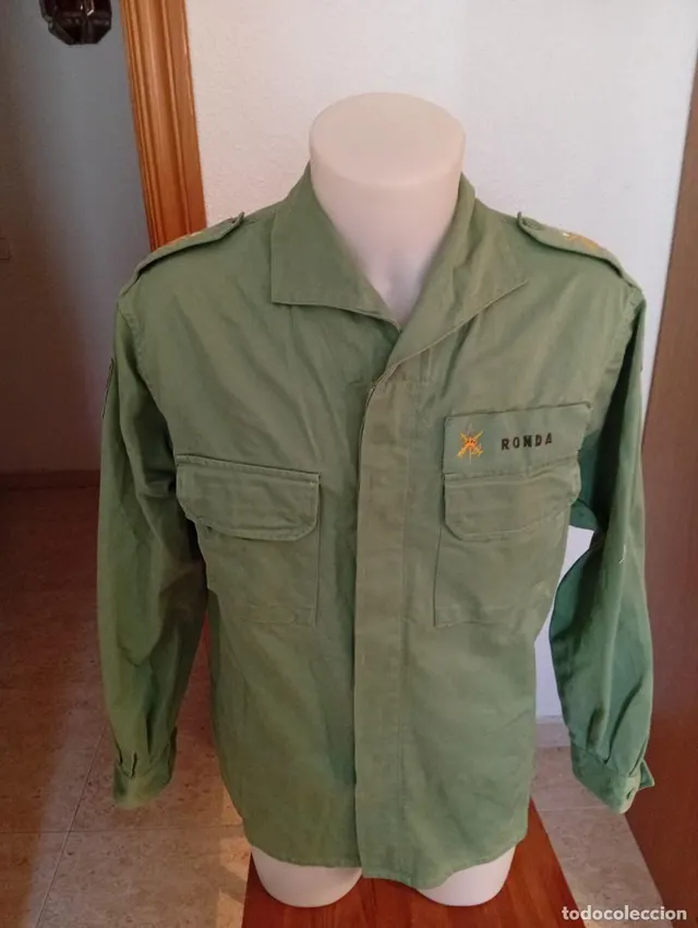 UNIFORME DE LA LEGION - CAMISOLA SARGA MANGA LARGA CON BORDA