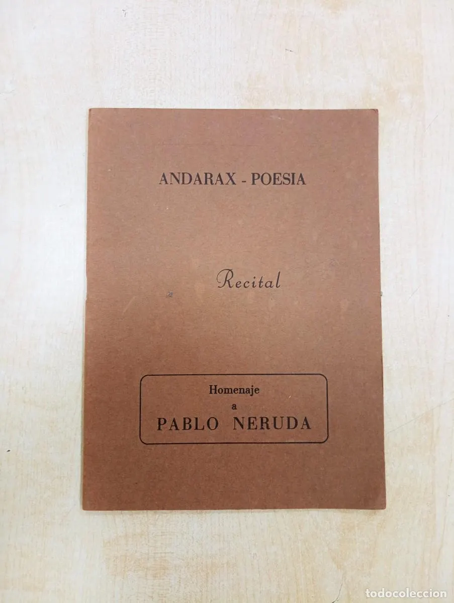ANDARAX POESIA - ALMERIA - RECITAL PABLO NERUDA