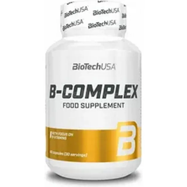 Biotech Vitamin B-Complex – 60 Tabletas | Energía, Metabolis