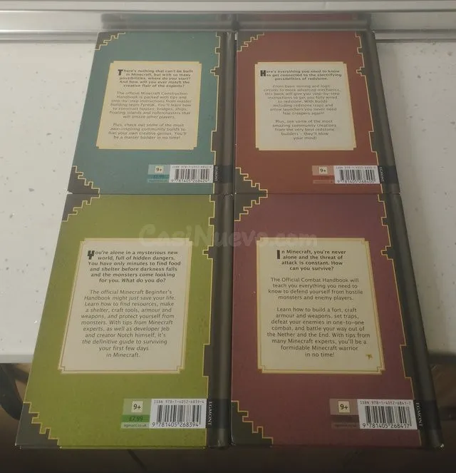 LOTE 4 GUÍAS MINECRAFT EN INGLÉS, NUEVAS - foto 2