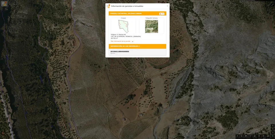Magnífica finca de 400 olivos en Monachil