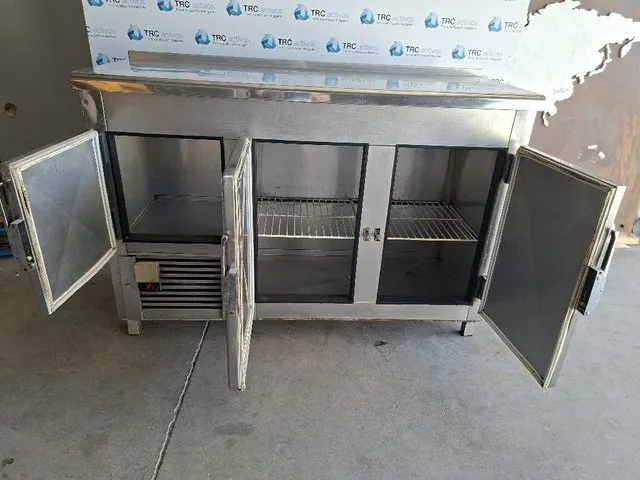 Nevera profesional baja 3 puertas acero inoxidable cocina Al - foto 4