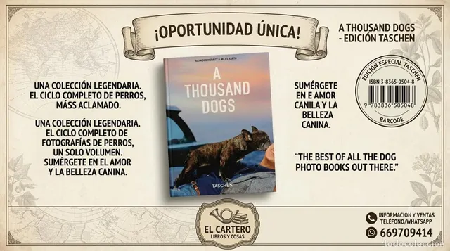 A THOUSAND DOGS. - MERRITT/BARTH, Raymond/Miles - TASCHEN - 
