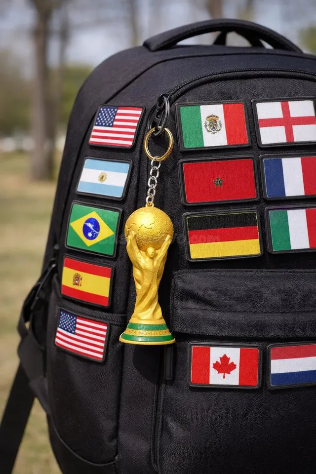 Llavero 3D del Trofeo FIFA 2026 – Edición Coleccionista en E