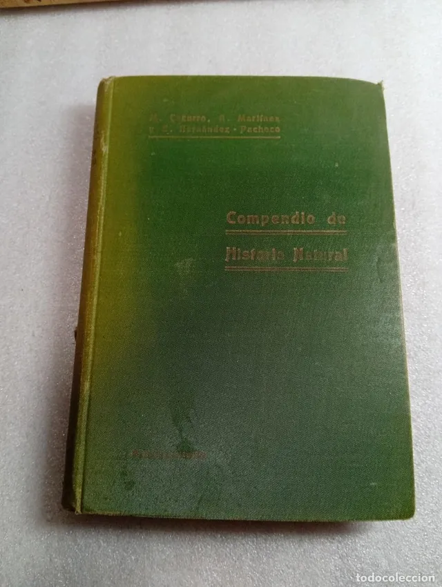 COMPENDIO DE HISTORIA NATURAL. DE MANUEL CAZURRO. IMPRESO EN