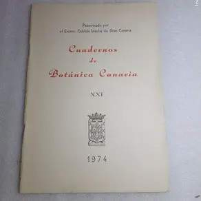 CUADERNOS DE BOTÁNICA CANARIA XXI (1974) - EXCMO. CABILDO IN