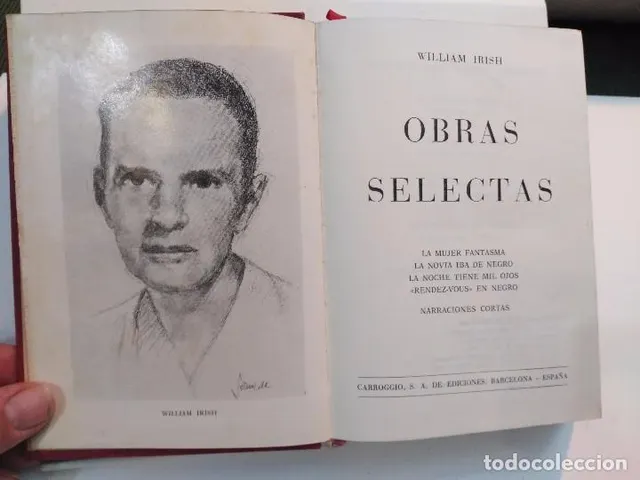OBRAS SELECTAS. WILLIAM IRISH. ED CARROGGIO