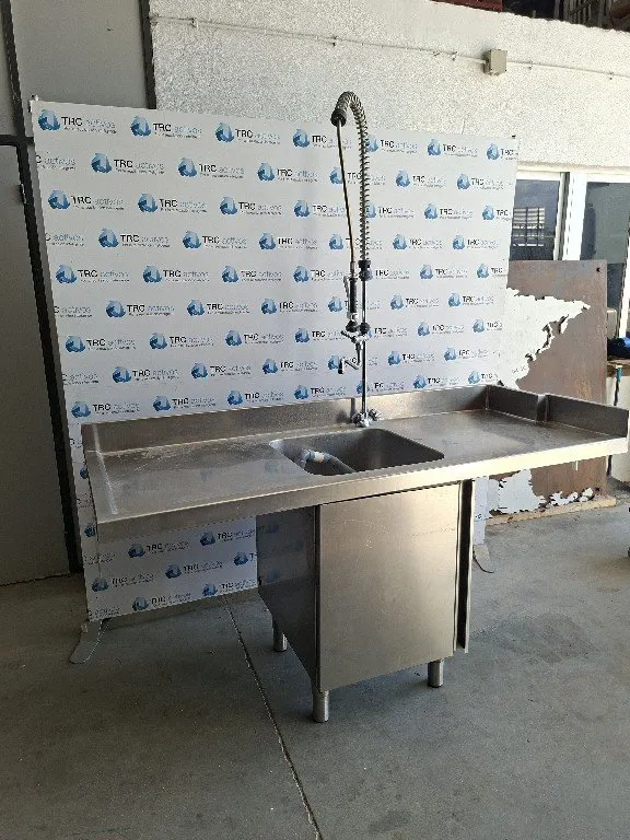 Fregadero acero inoxidable profesional con grifo incluido -  - foto 3