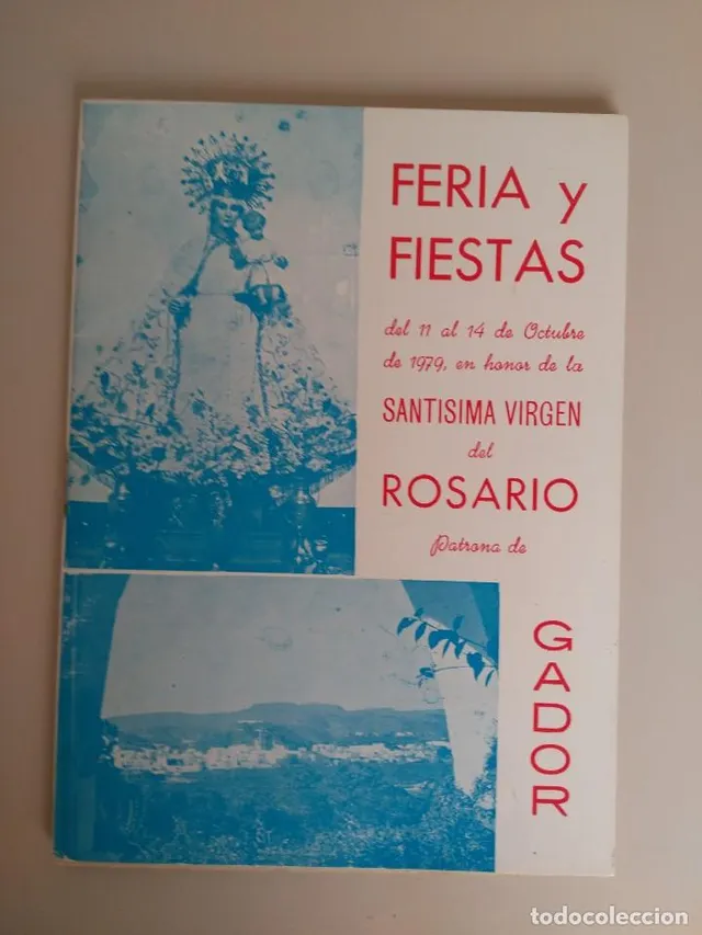 1979 PROGRAMA FERIA Y FIESTAS HONOR SANTISIMA VIRGEN DEL ROS