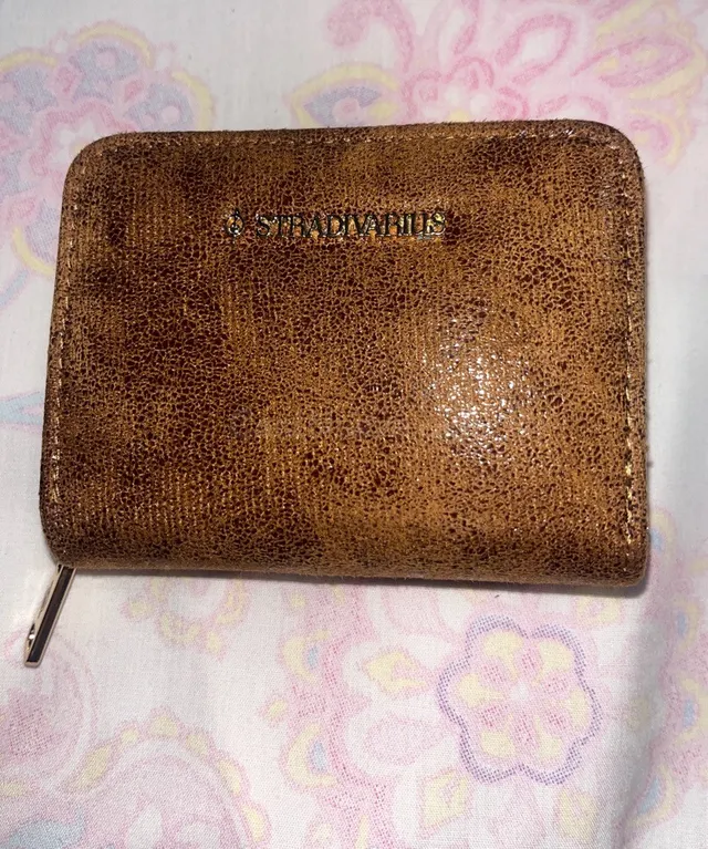 Cartera Monedero Stradivarius Marrón