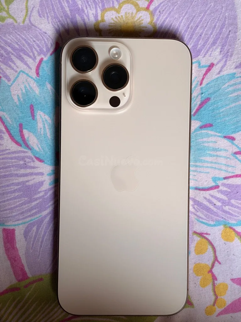 iPhone 16 Pro Max Oro - ¡Como nuevo!