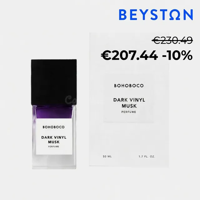 BOHOBOCO Dark Vinyl Musk Perfume, 50 ml