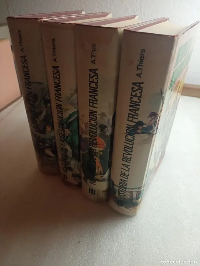 HISTORIA DE LA REVOLUCIÓN FRANCESA. THIERS. (4 VOLÚMENES) ED