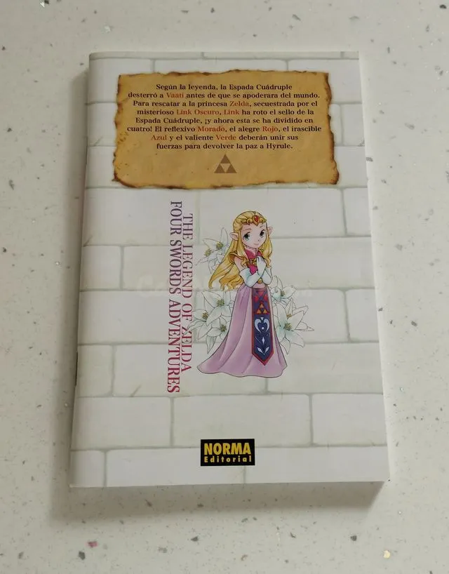 MANGA ZELDA 4 FOUR SWORDS ADVENTURES, NUEVO - foto 2