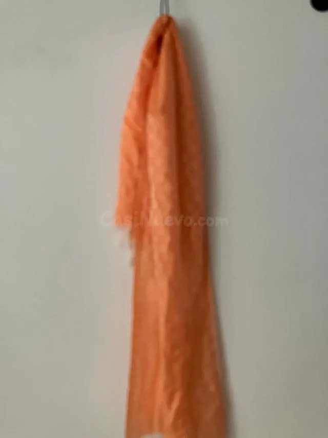 Pañuelos seda: naranja y rojo