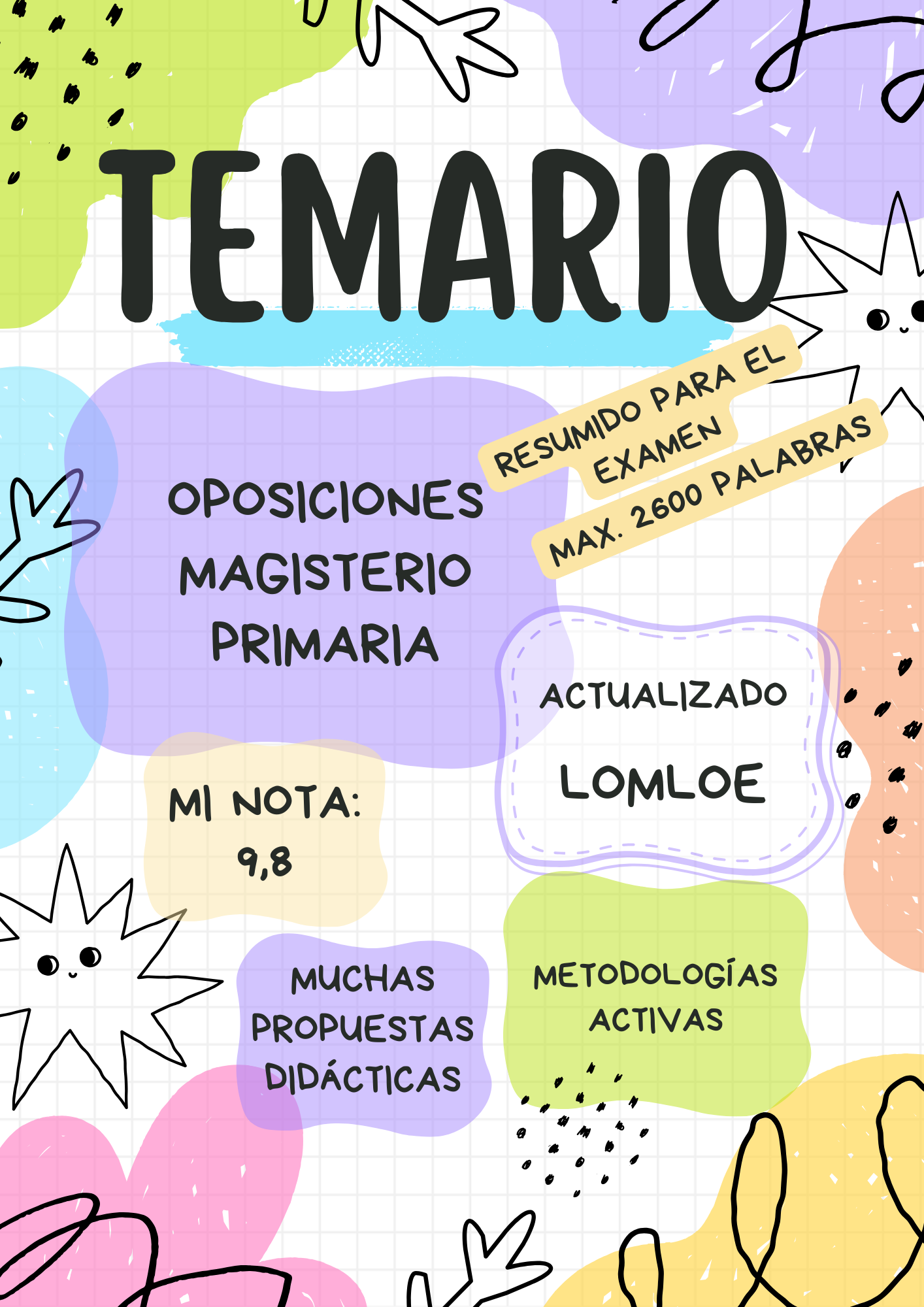 Temario Resumido Oposiciones Magisterio Primaria
