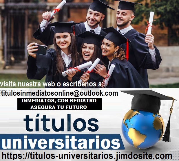 Titulos universitarios autenticos