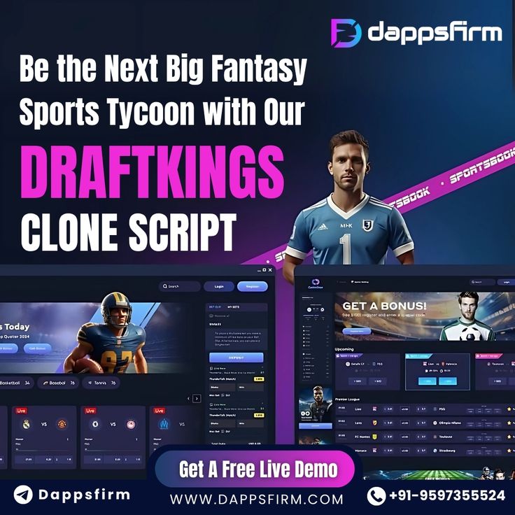 DraftKings Clone Software with AI, AR &amp; Big Data Features  Quick Launch Offer