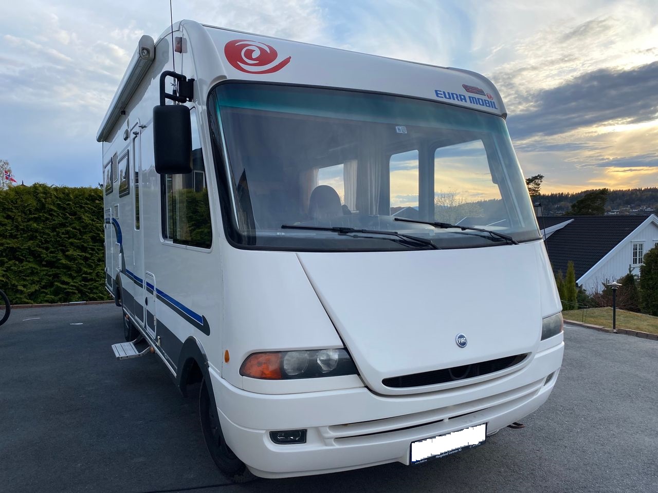 Furgoneta autocaravana Fiat Eura Mobil