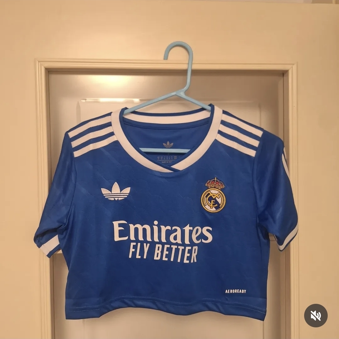 Top Cropped Réplica Real Madrid Talla S