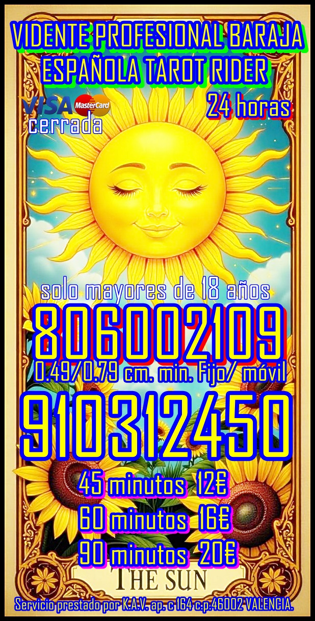 Tarot barato ,videntes seleccionadas con nivel alto, tiradas