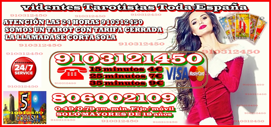 Servicios de Tarot 24/7 Videntes del Amor 4 € 15min - 7 € 25