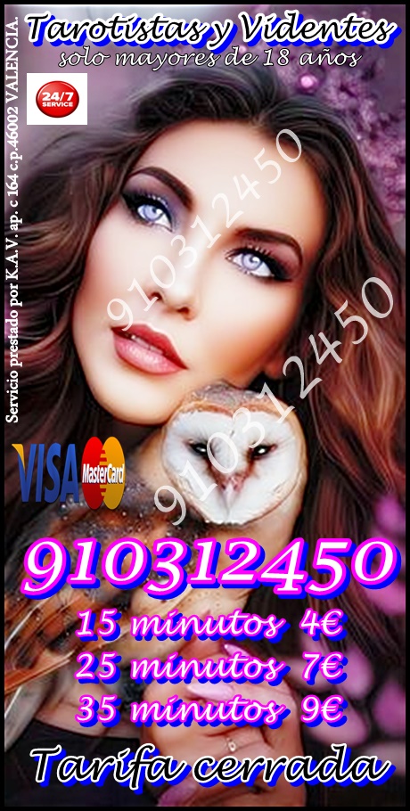 Servicios de Tarot y Videntes tarotistas y videntes especialistas en Amor con  visa cerrada 4 € 15min lectura de cartas