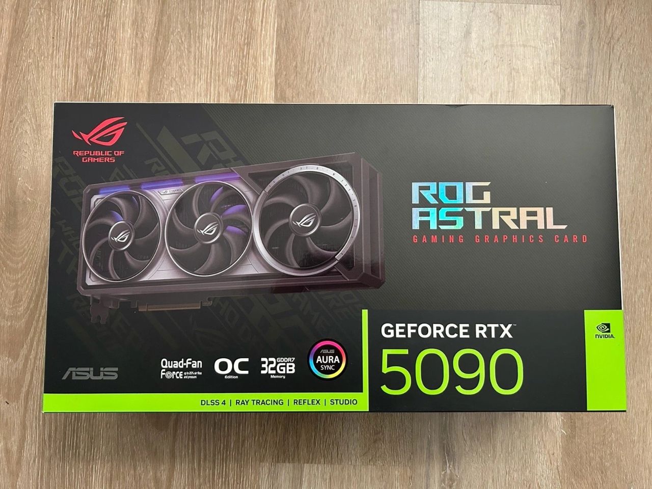 Se vende ASUS GeForce RTX 5090 de 32 GB GDDR7 completamente 