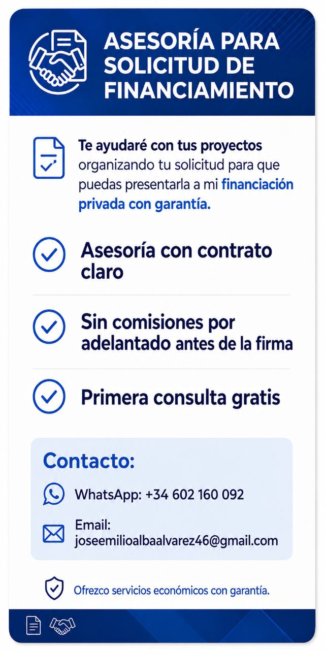 Servicio comercial rentable entre particulares